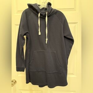 Women’s Hoodie Dress Doublju Navy Pullover Sweater